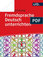 Fremdsprache Deutsch Unterrichten_Wolfgang Gehring