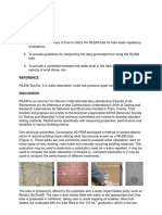 RILEM Test No. II.4, Water Absorption Under Low Pressure (Pipe Method) PDF