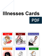 Illnesses Cards Conversation Topics Dialogs Flashcards Fun Activit 75847