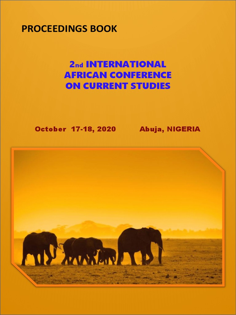 2nd african conference on current studies of science thechnology and social sciences konferansi bildiri kitabi pdf nigeria ramadan