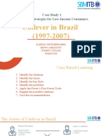 Unilever in Brazil (1997-2007) : Case Study 1 Marketing Strategies For Low-Income Consumers