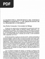 Resumen de La Pragmática Trascendental