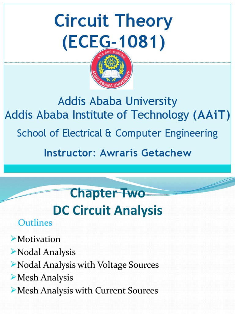 DC Circuit Analysis Techniques | PDF | Electrical Network | Voltage