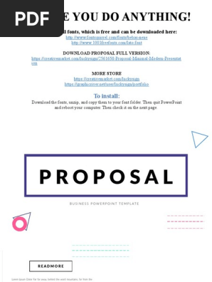 Proposal - Free - Presentation