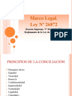 Conciliación Marco Legal DL 1070