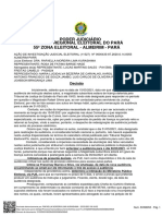 Juíza Antecipa Audiência Eleitoral em Almeirim (PA)