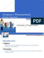 Avances y Proyecciones)