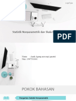 Statistik Nonparametrik Dan Skala Pengukuran