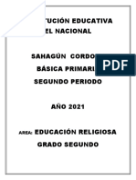 RELIGION 2° PERIODO - PDF Primera Entrega