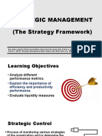 Strategic Management (The Strategy Framework)