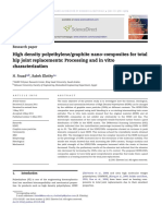 High Density Polyethylene/graphite Nano-Composites For Total Hip Joint Replacements: Processing and in Vitro Characterization