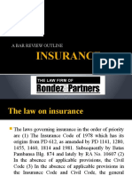 Insurance: A Bar Review Outline