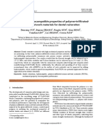 Mechanical and Biocompatible Properties of Polymer-Infiltrated-Ceramic-Network Materials For Dental Restoration