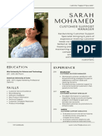 Sarah Mohamed: Experience Education