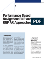 Performance Based Navigation: RNP and RNP Ar Approaches: Matthias Maeder