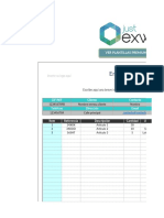Plantilla Cotizacion Excel