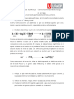 Cuestionario 2 de Lab. de Química Orgánica. 