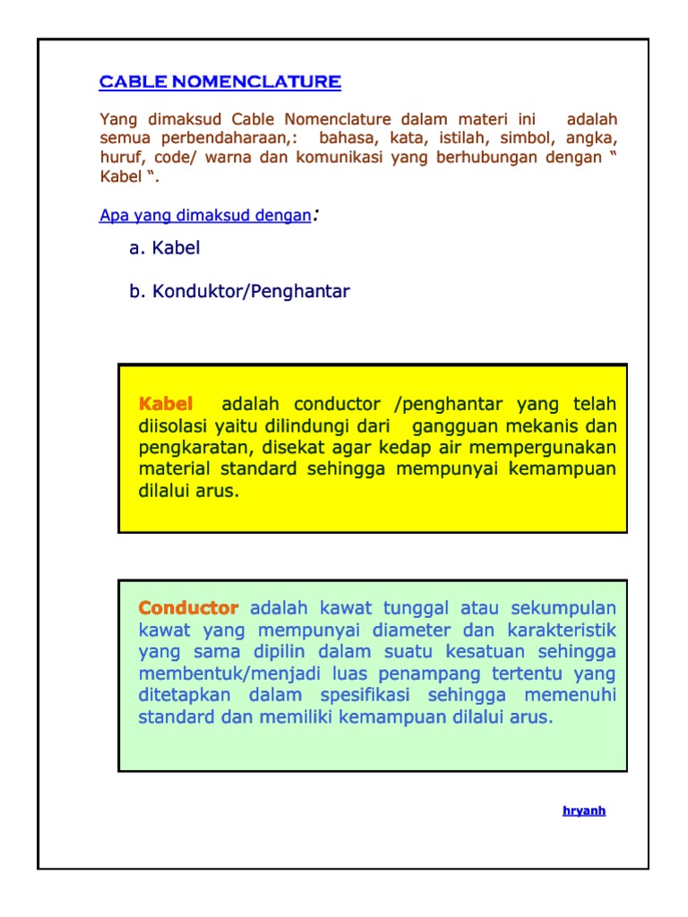 A. Kabel B. Konduktor/Penghan Tar | PDF | Sains & Matematika | Komputer