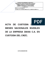 Acta de Custodia CMZC