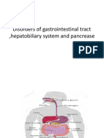 Disorders of Gastrointestinal Tract, Hepatobiliary System and