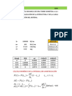 Hoja de Calculo Integral de Duhamel