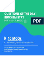 Biochemistry Practice Questiosn With Explanation