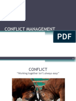 003 CONFLICT MANAGEMENT - Lecture 12 Sep 2012