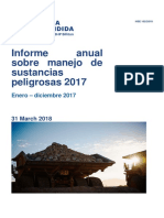 Informe Anual Sustancias Peligrosas 2017