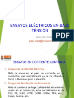 Ensayos Eléctricos en Baja Tensión 1