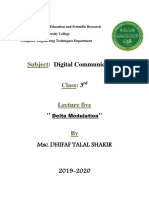 Subject:: Digital Communications