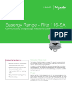 Easergy Range - Flite 116-SA: Communicating Fault Passage Indicator For Overhead Networks