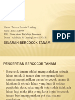 TrivenaPondaagSejarah Bercocok Tanam