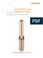 Chargepoint Cpf50 Level 2 Charging Stations For Fleet: Specifications and Ordering Information