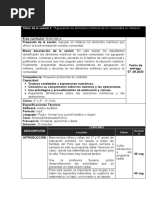 Guion Primaria 3°-4° Matem. Sesión 26 07-Oct