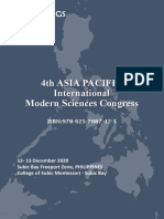 Asya Pasifik Uluslararası Modern Bilimler Kongresi Proceeding Book