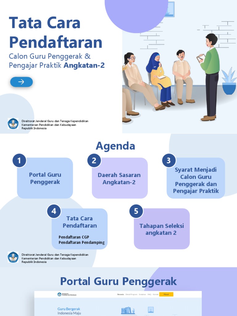 Pendaftaran Calon Guru Penggerak 2 | PDF | Karier & Perkembangan