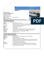 Architectural Standards Product Data Sheet: Vanity Units Toilets N10/145/01