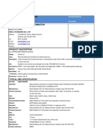 Architectural Standards Product Data Sheet: Washbasins N13: Sanitaryware N13/335