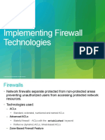 Implementing Firewall Technologies: © 2012 Cisco And/or Its Affiliates. All Rights Reserved. 1