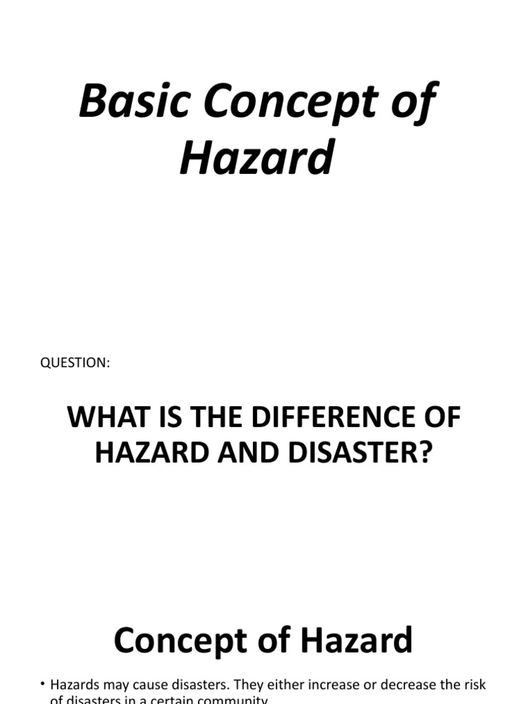 Basic Concept Of Hazard Earthquake Hazard Pdf Earthquakes Hazards