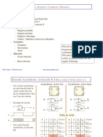 Cours 5: Bascules, Registres, Compteurs, Mémoires