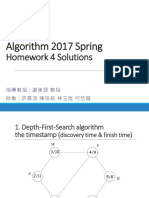 Algorithm 2017 Spring: Homework 4 Solutions