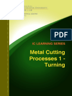 IC LEARNING SERIES. Metal Cutting Processes 1 - Turning