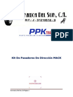 Kit de Pasadores de Dirección MACK