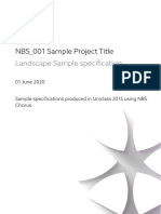 NBS - 001-Landscape Sample Specification-2019-03-29