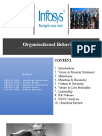 Organization Behaviour Presentation - Infosys