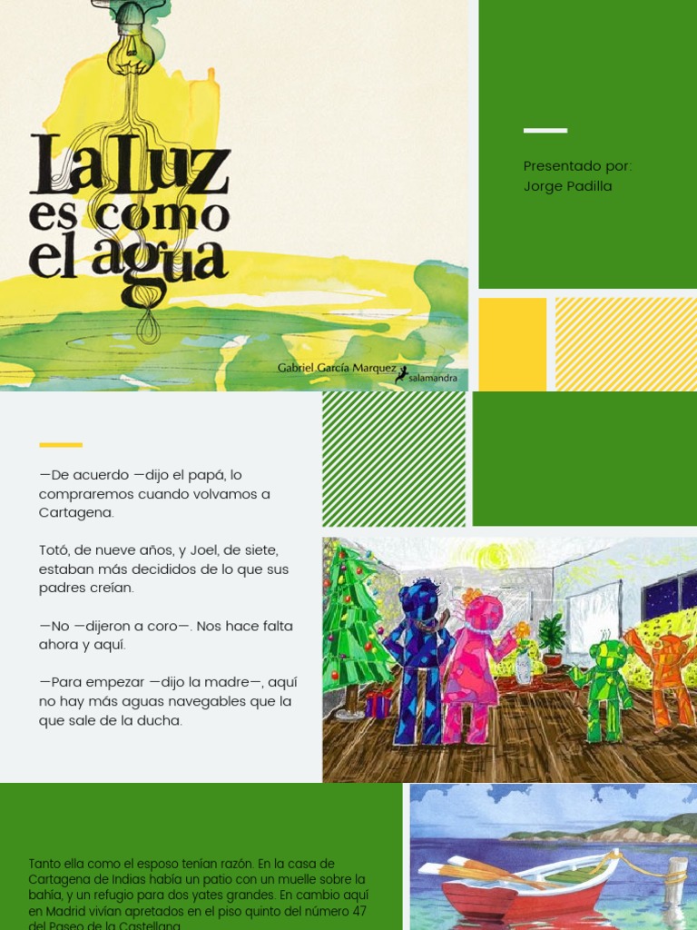 La Luz Es Como El Agua PDF Naturaleza