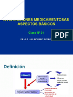 Clase 01 - Interacciones Medicamentosas Aspectos Basicos