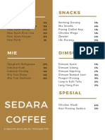 Sedara Coffee: Snacks