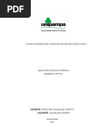 Resenha Crítica Ef e Infância